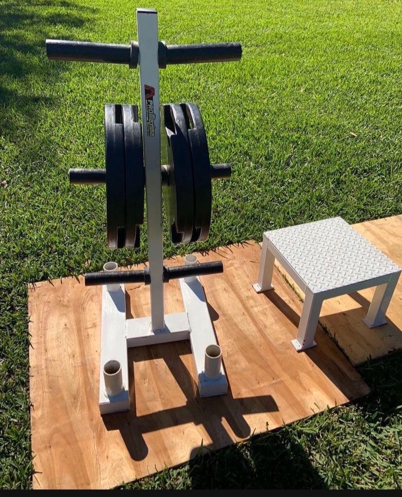 ProMaxima Commercial Olympic Weight and Bar Rack Plus Stand