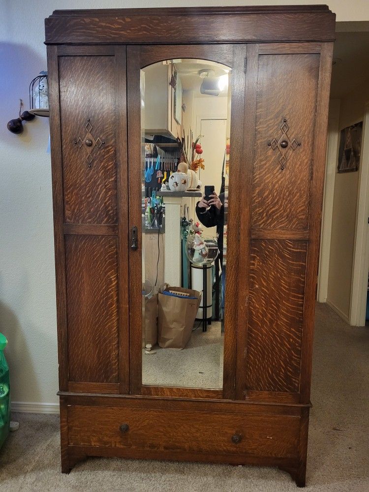 Antique Wardrobe Armoire