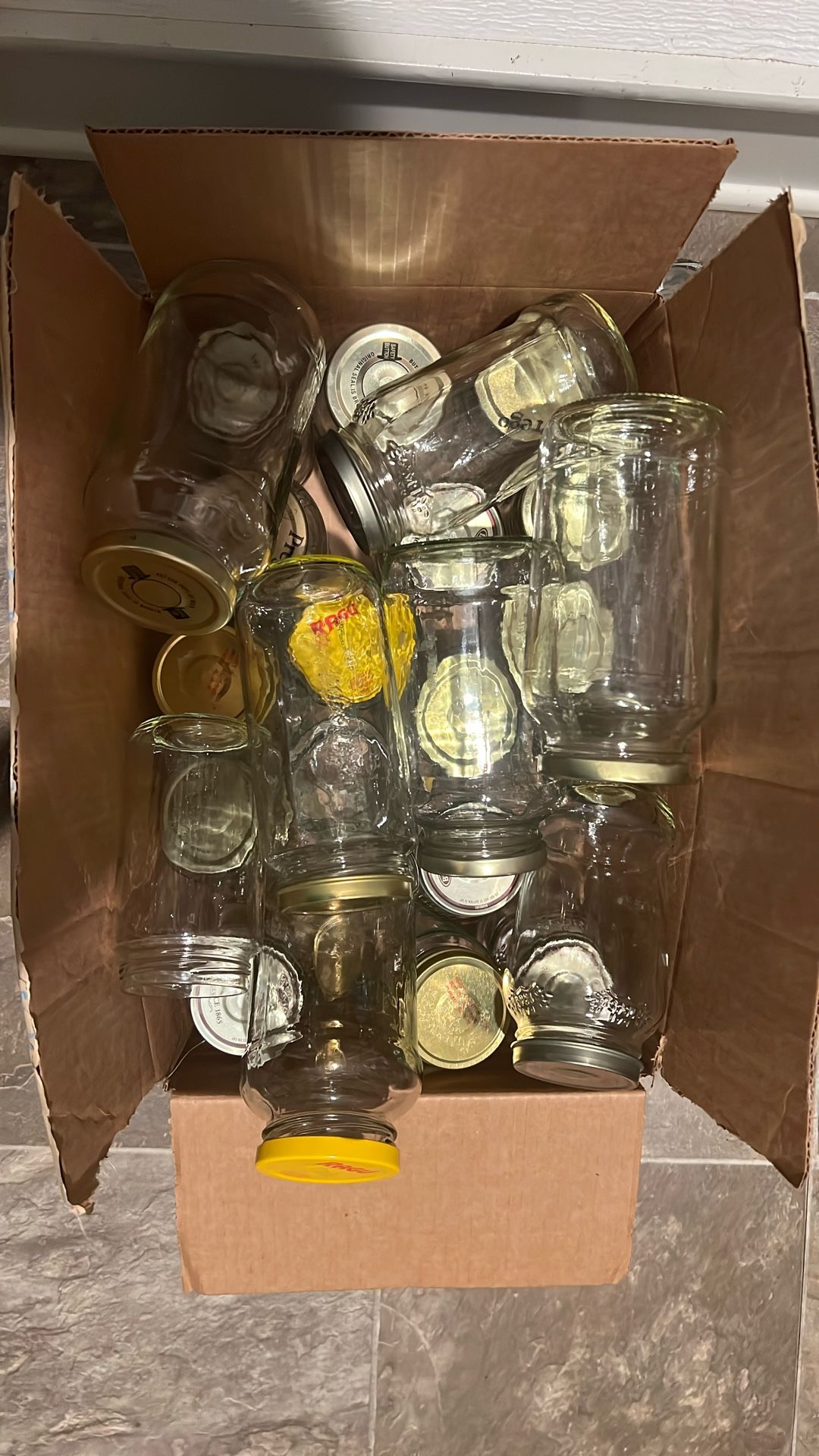 Clean Jars With Lids 20+