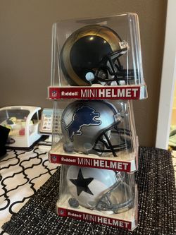 Signed Riddell Mini Helmets