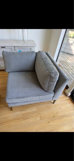 West elm Andes corner piece/chair