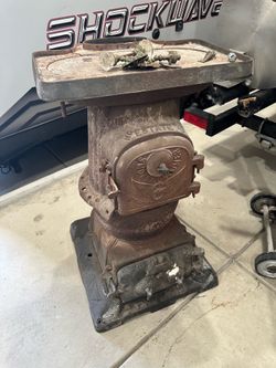 vintage train coal/wood burning stove Estate Smoke Consumer caboose stove