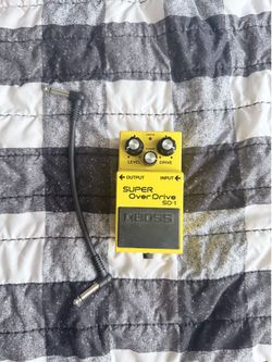 Boss SD1 Super Overdrive guitar pedal