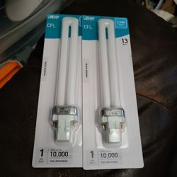 Compact Florescent Bulb Lights 13 Watt Neutral White 