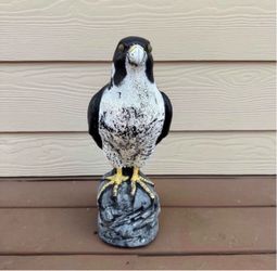Vintage outdoor bird decor