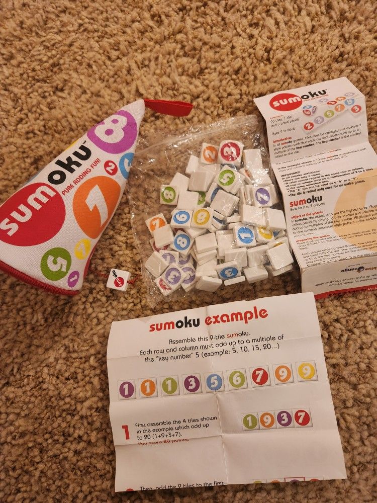Sumoku (Numbers/Adding Game)