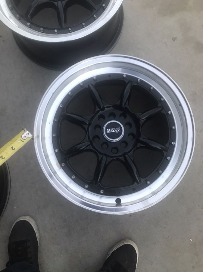 sportmax racing rims 17” for Sale in Riverside, CA OfferUp