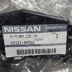 2015-2018 For NISSAN ALTIMA FRONT LEFT BUMPER COVER BRACKET 