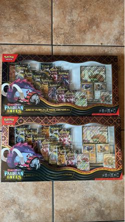 Paldean Fates Great Tusk & Iron Treads EX Box