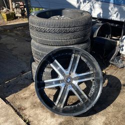 Tires And Rims 22”