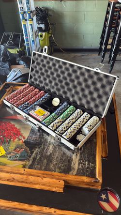 Poker Chip Set $40
