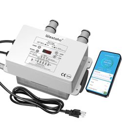 Westaho WiFi Salt Chlorine Generator App Control 15,000 Gal Above Ground Pool