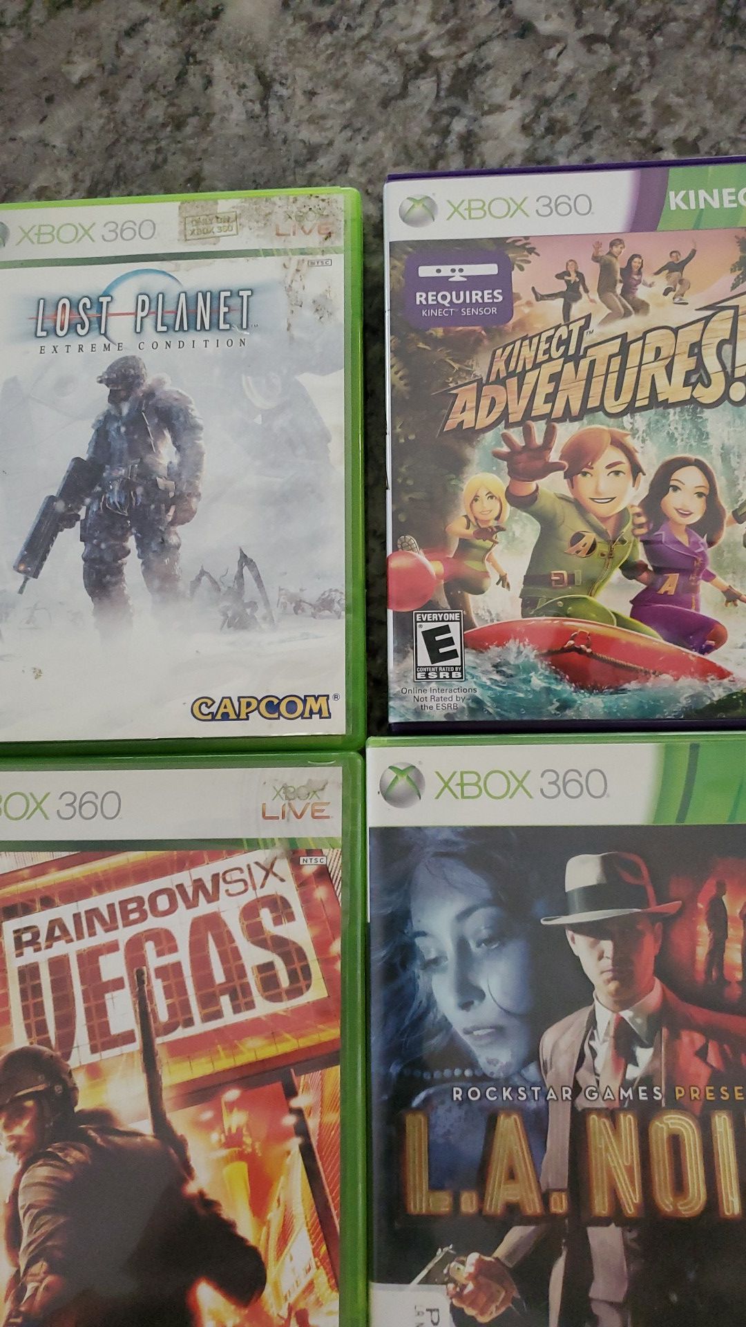 Xbox 360 games lot of four NOT SELLING separately ALL FOR $20