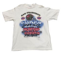 Vintage 1995 San Francisco 49ers Super Bowl XXIX T-Shirt Size XL