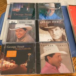 Lot of 6 New George Strait Country Music CD’s