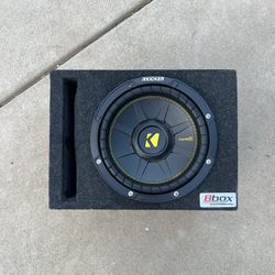 10” Kicker Comp C Sub Woofer With Box