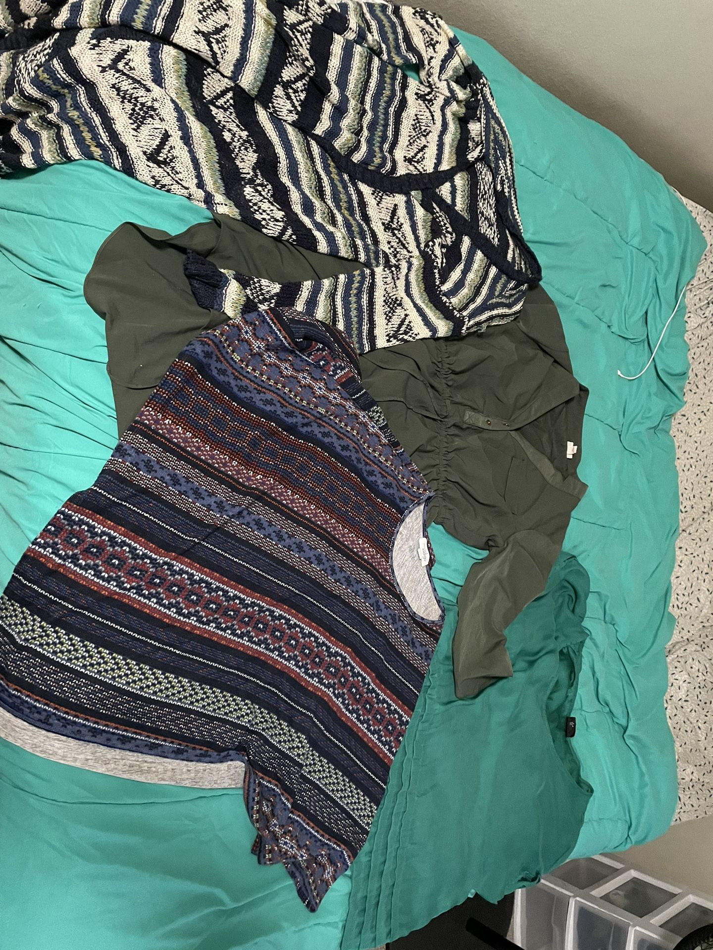 Woman’s Fall Tops Cardigan , Size L