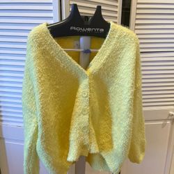 Brand New Yellow Cardigan 