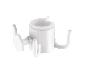 1.5 Inch Pole Hanging Hook with 4 Prongs Towel Bag Hat Holder