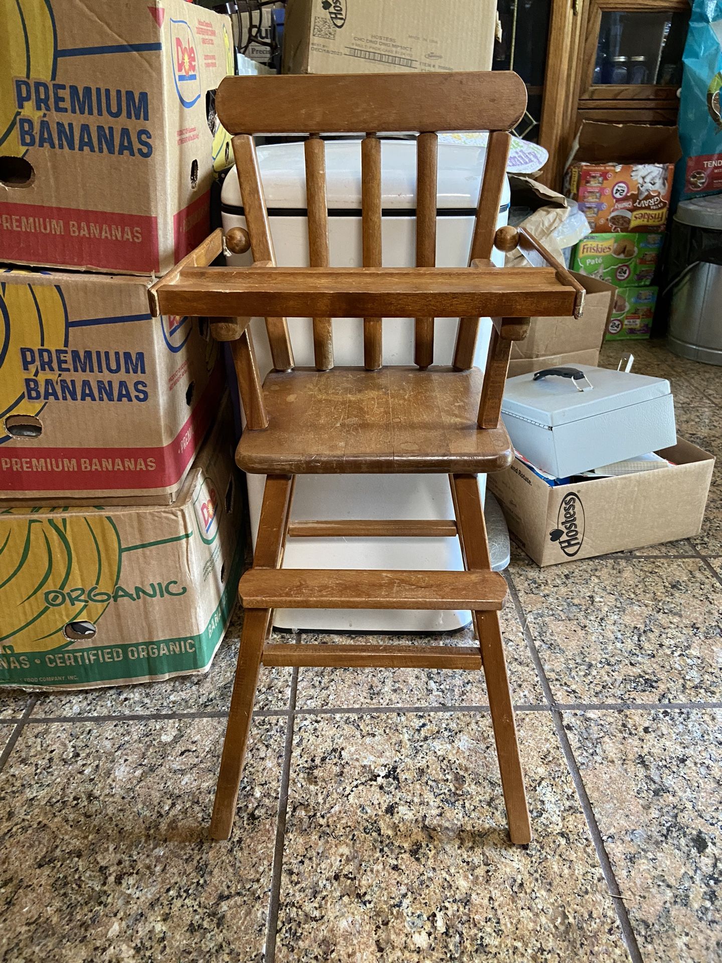 Doll High Chair, Dolls, High Chair, Kids, Toys,  Vintage Doll High Chair