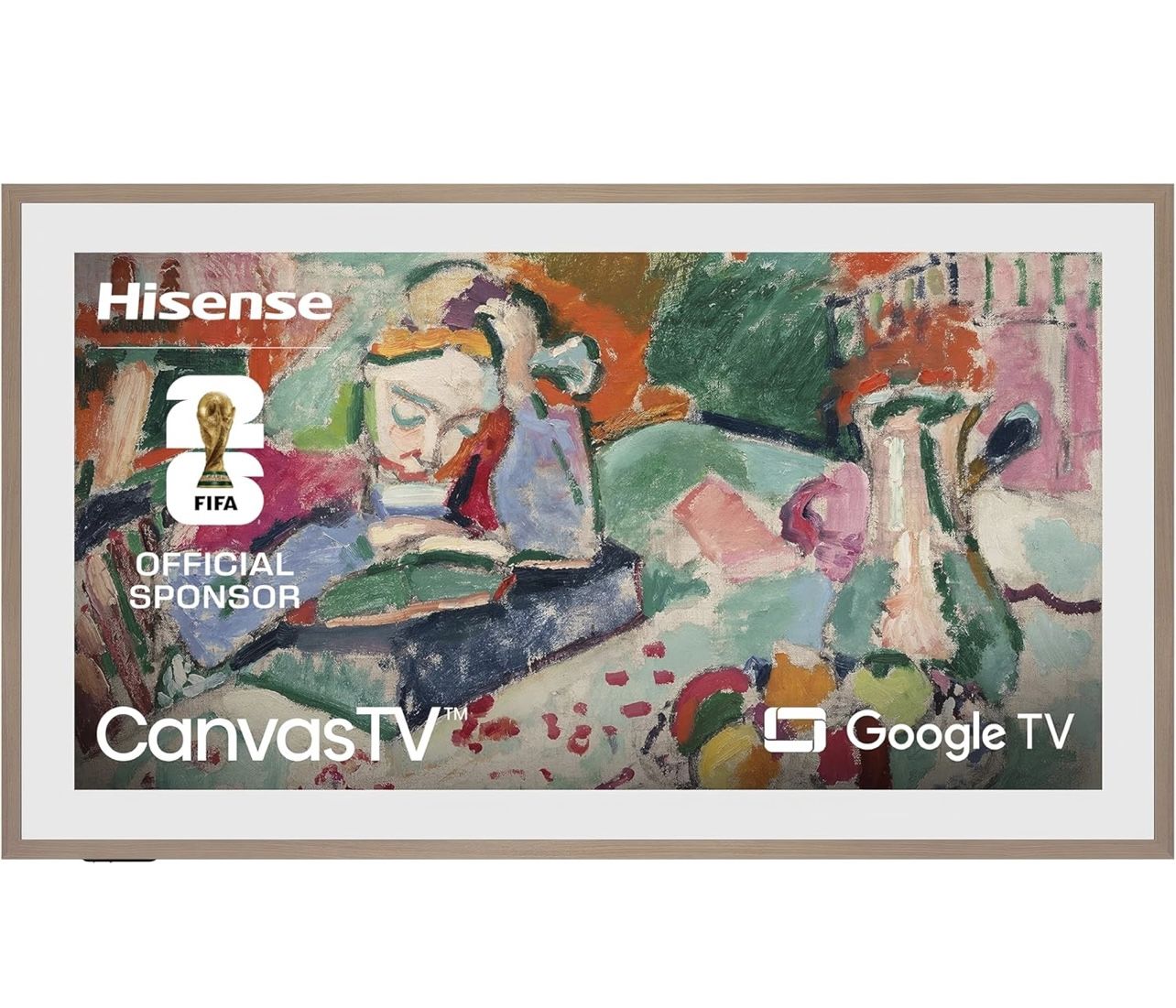 Hisense 55 Inch QLED 4K CanvasTV/Google Smart TV with Ultra Slim Wall Mount Included