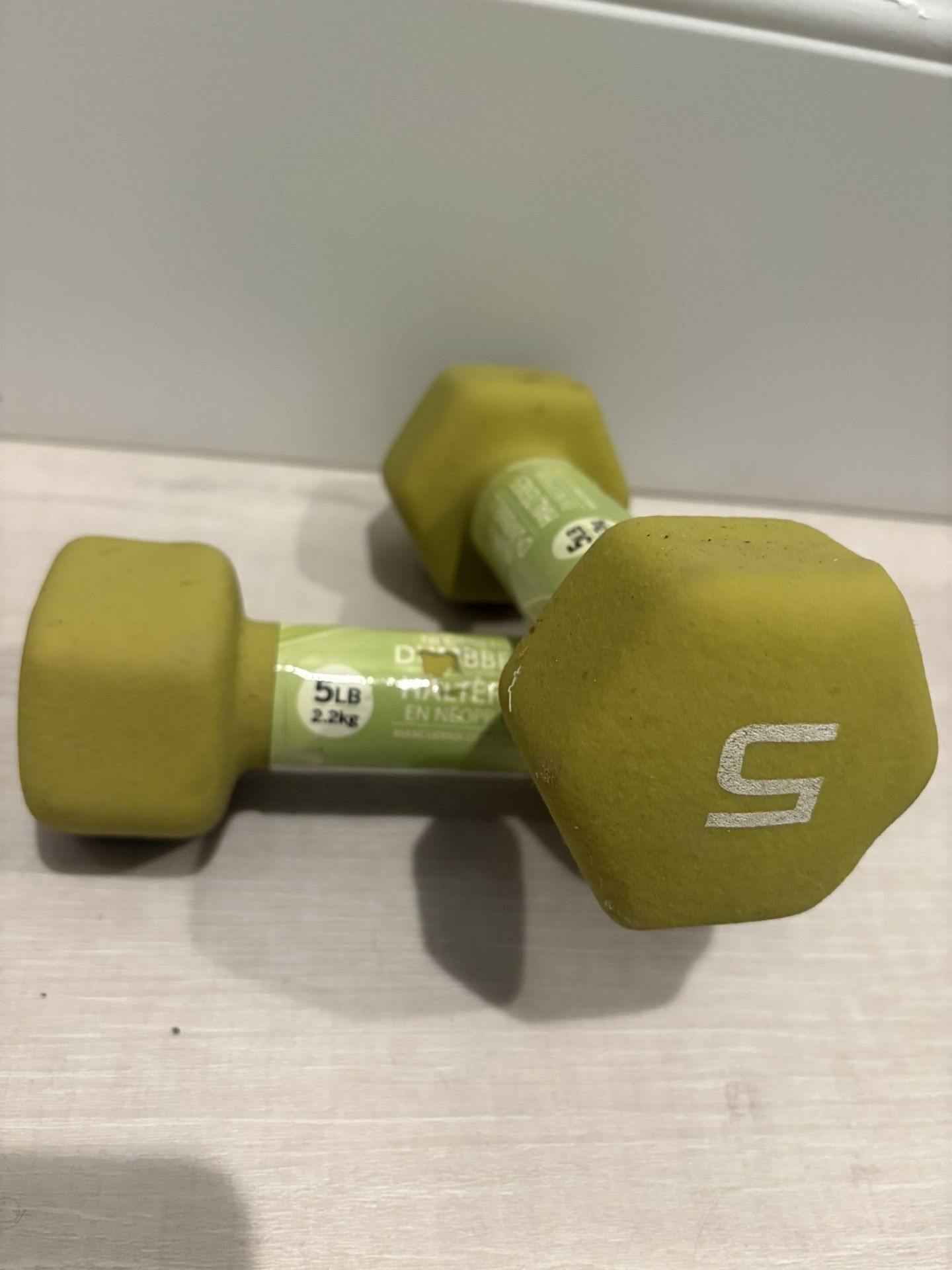 10 Lbs $15! 2 Weights. 5 Pounds Each. 10 Lbs Of Dumbells Total. Just $15 For The Pair Of 2 Weights. Cannot Negotiate.