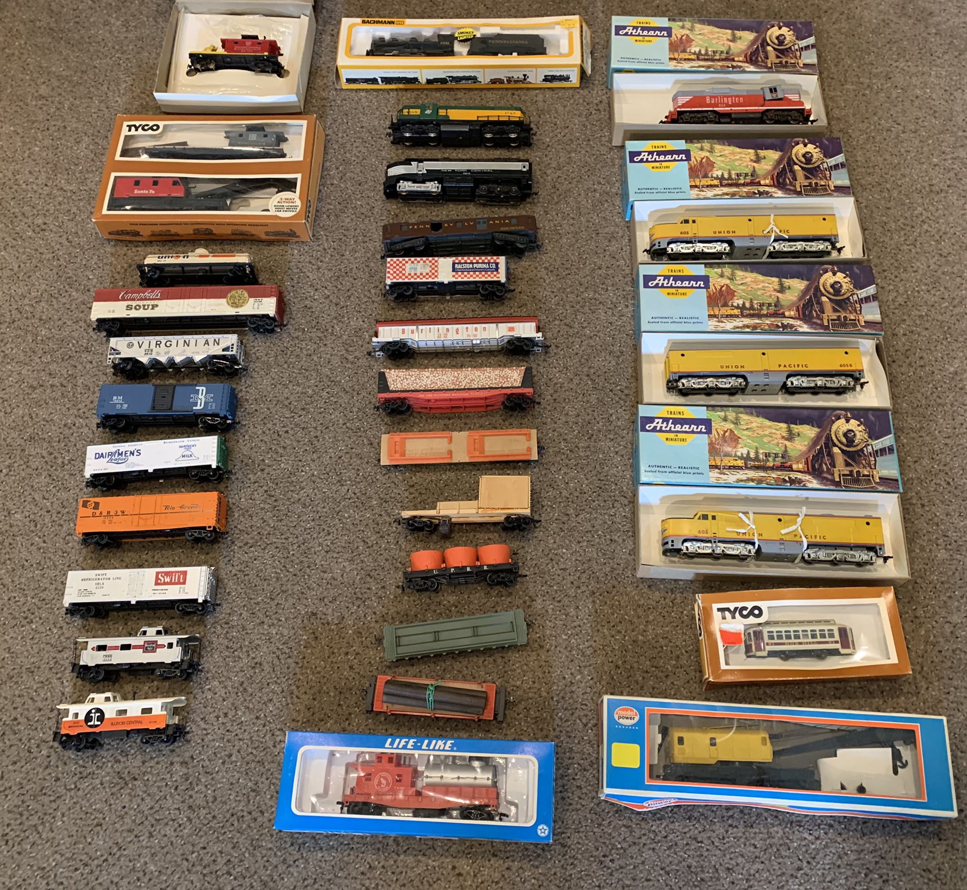 Vintage 1970's and Early 1980’s HO Gauge Trains, Track, and Accessories