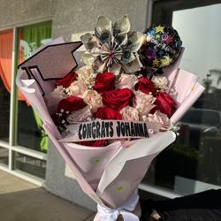 Flower Bouquet For Graduation