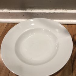 White Ceramic 12” Serving Bowl Platter