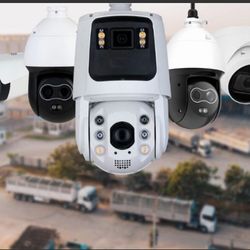 Installation of Security Cameras… Network, Alarm, access control, TV, Audio and Video. 