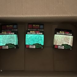 Brand new Nee Doh Nice Cube Glitter & Glow sensory fidget toys – complete color set.