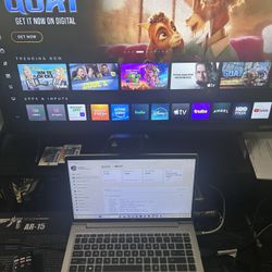 HP Laptop And Vizio Tv