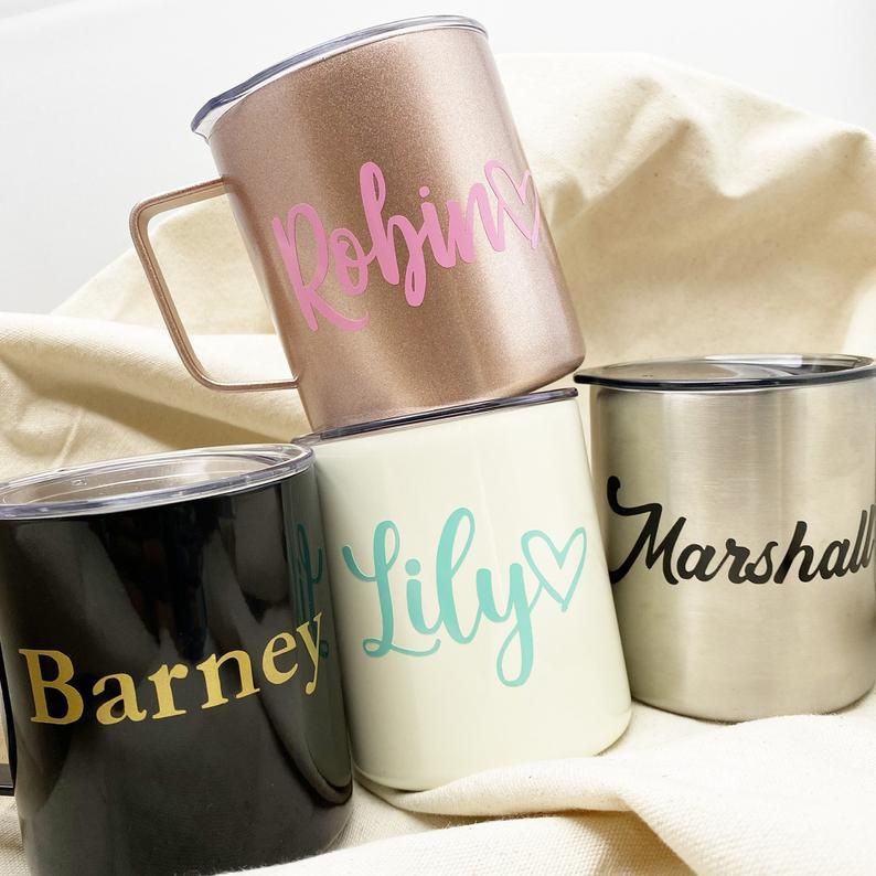Personalized travel mug insulated coffee cup birthday gift