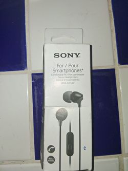 Sony Smartphone Headphones noise free with mic