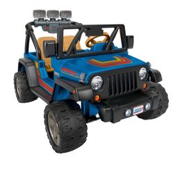 Power Wheels Retro Jeep Wrangler 12- Volt Ride On