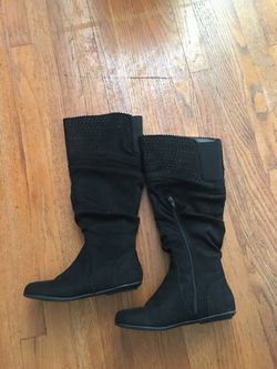 Black Aerna Boots Brand New