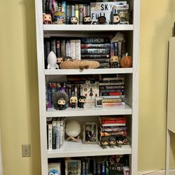 White Bookshelf