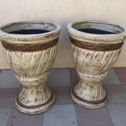 New Flower Pots Made Out Of Clay Beautiful Yard Decoration 