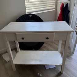 White TV Stand 