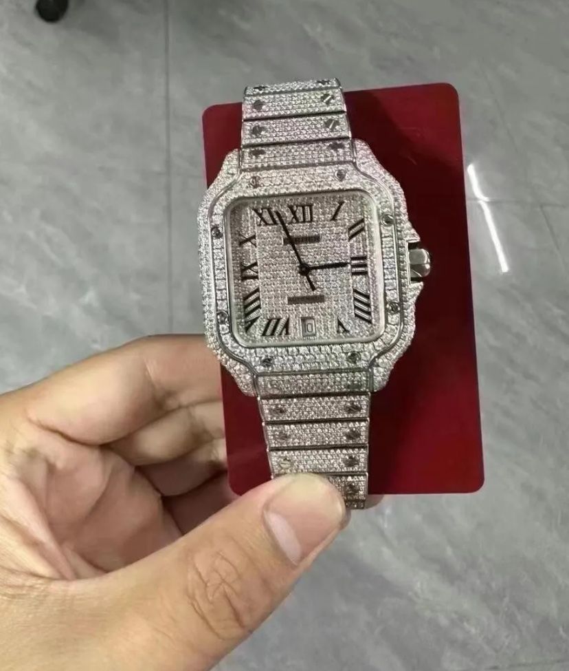 Cartier watch (Mojssanite)