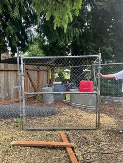 6 foot Chain Link Fence Gate Panel