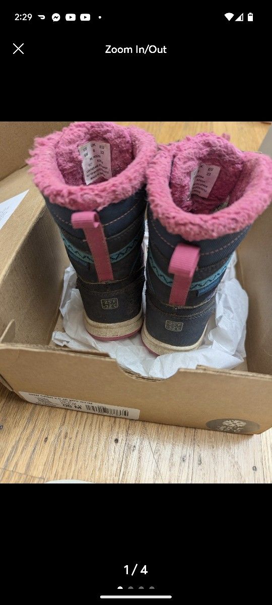 Merrell Snow Crush Toddler 6 Winter Snow Boot
