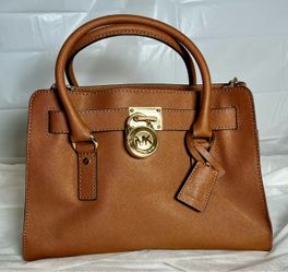 Michael Kors Hamilton Leather Satchel