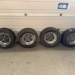 15x15 Rims And Tires Off 1967 Buick Riviera