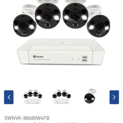 Swann 8 channel 4 cameras security kit 4K BRAND NEW!!!