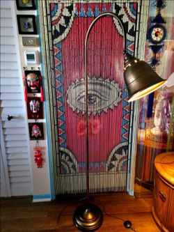 Mid Century Modern Arched  Floor Lamp Features Adjustable Goose Neck Allows 90  Degrees of Lighting Positions Industrial Decor 66" Tall