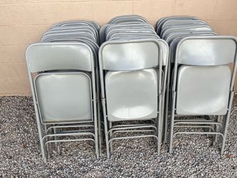 Metal chairs