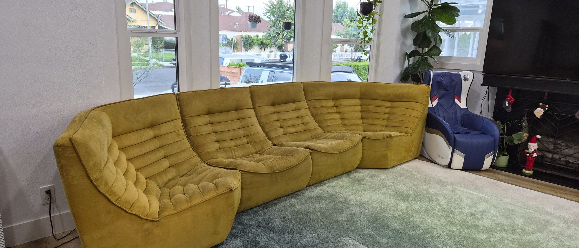 Scandinavian Design Brand 5-piece Modular Sectional