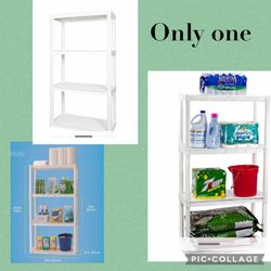 White Plastic Shelf 