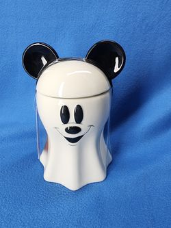 Mickey Ghost 10" Ceramic Cookie Jar